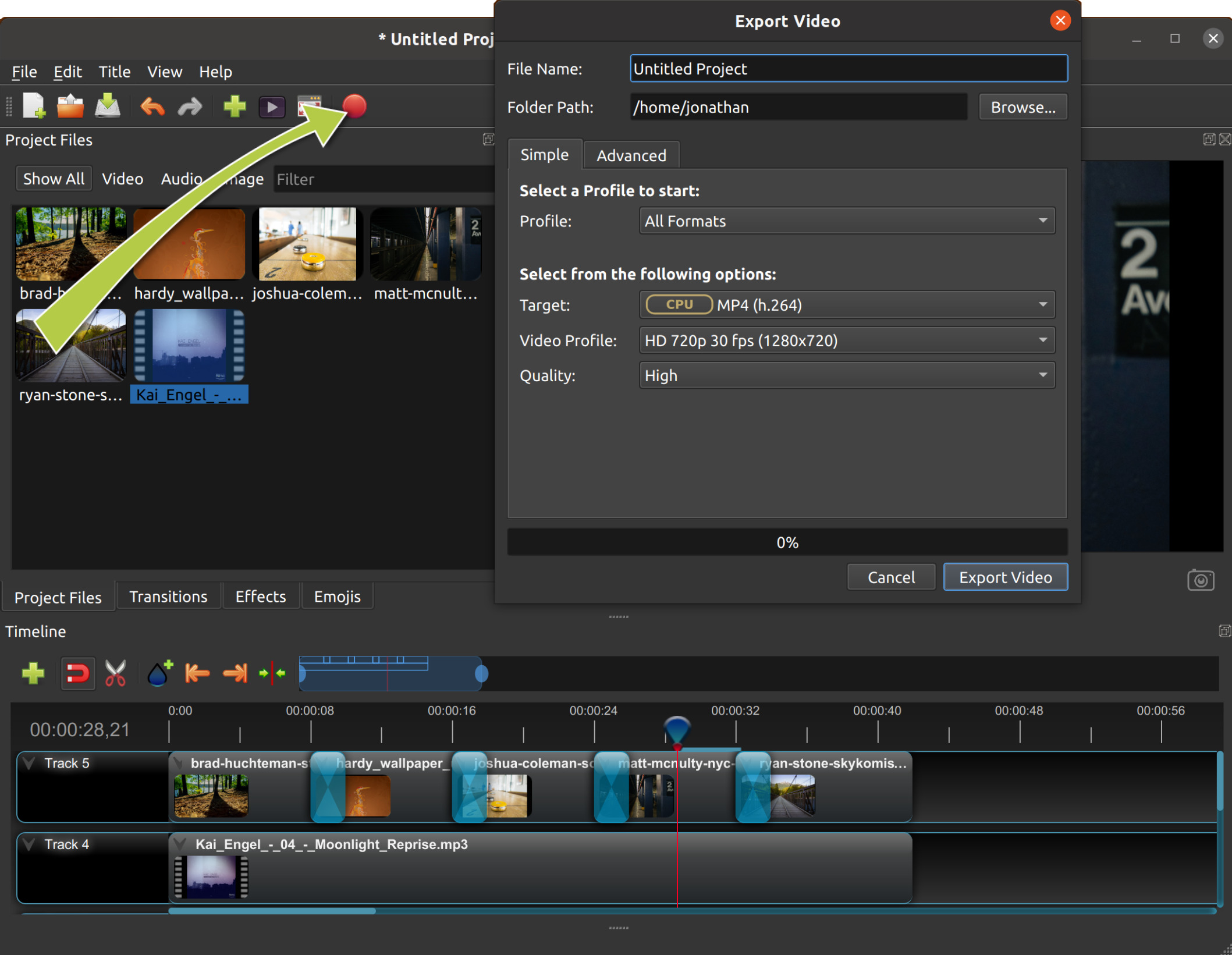 heic file openshot video editor