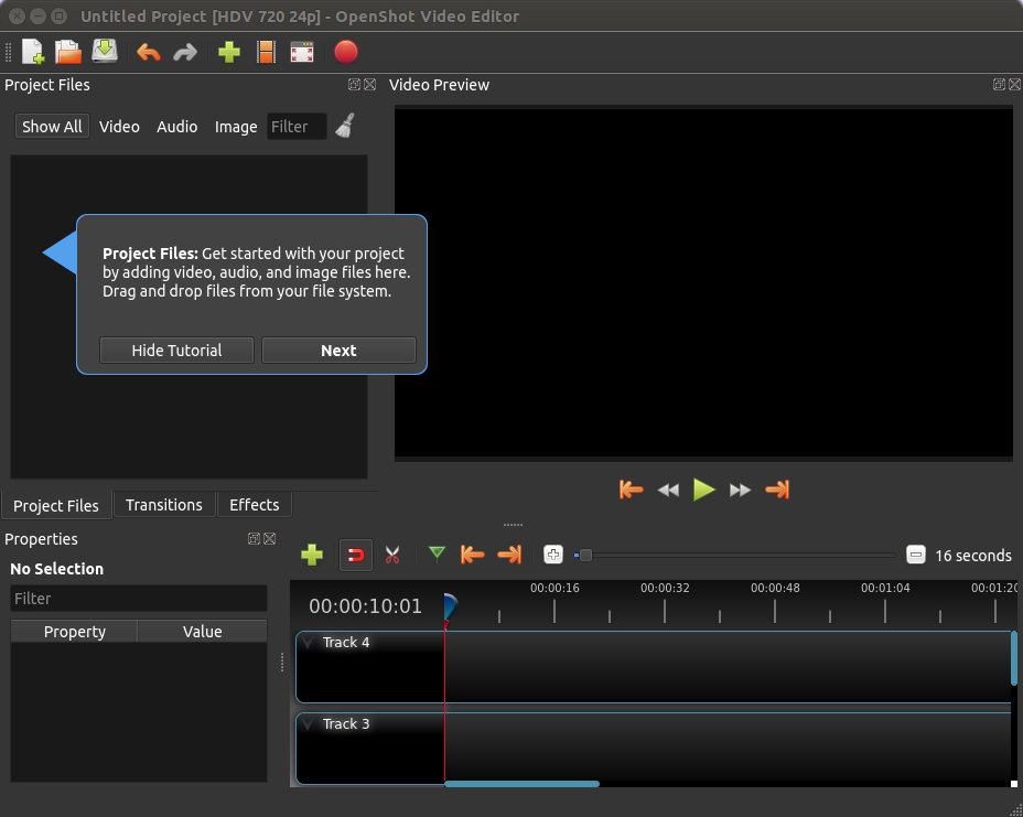 openshot video editor performance